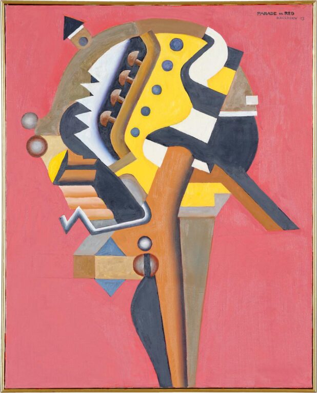 Parade on red - Karl Hagedorn 