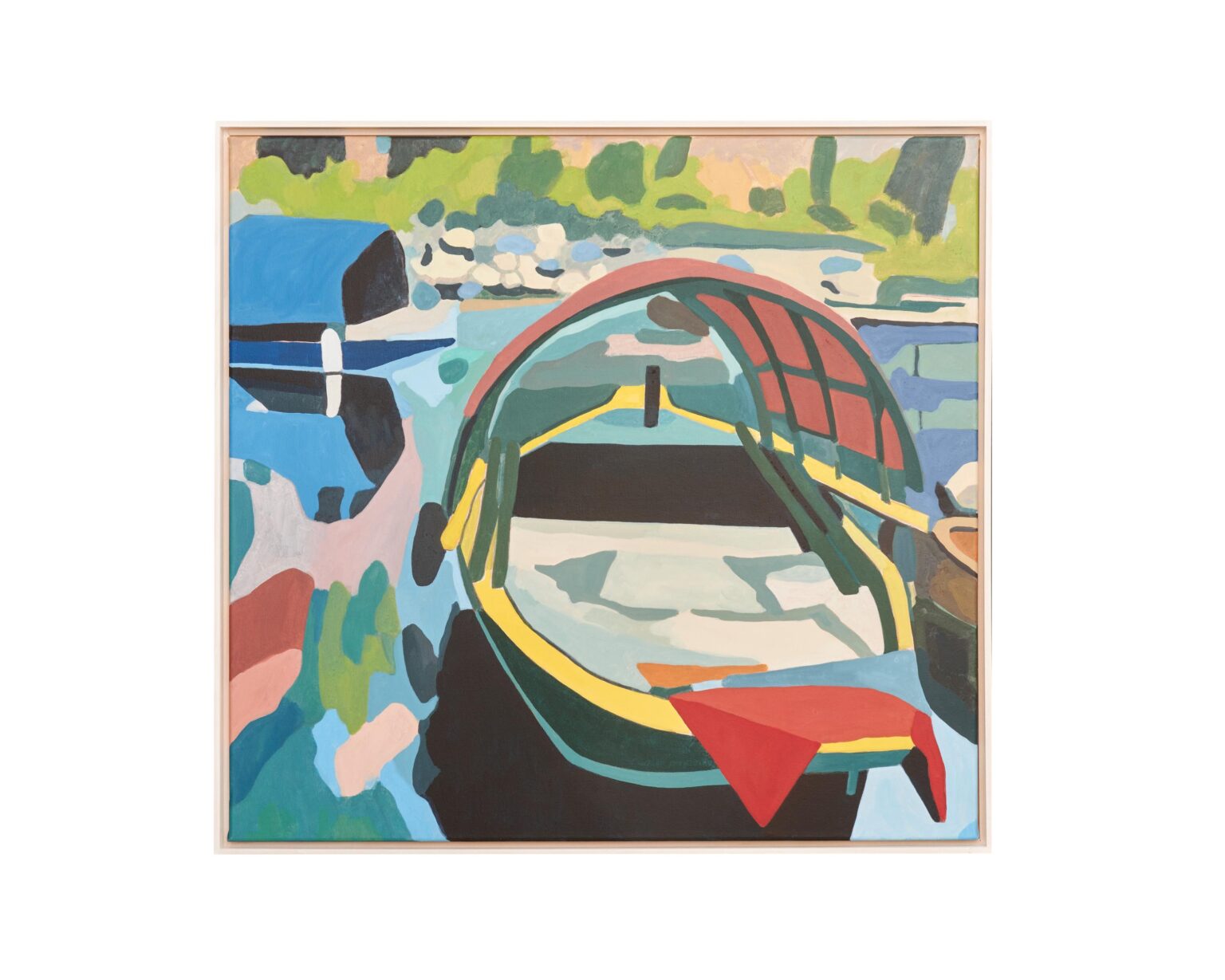 Fischerboote, Lago Maggiore (Fishing Boats at Lake Maggiore) - Michael Vogt 
