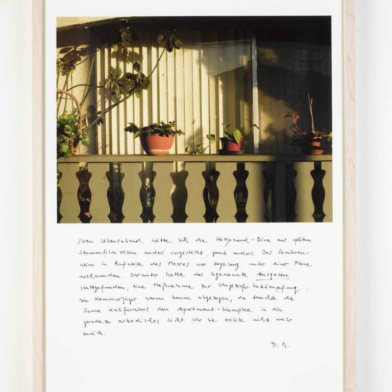 Culver City, Balkon - Via Lewandowsky &  Durs Grünbein 