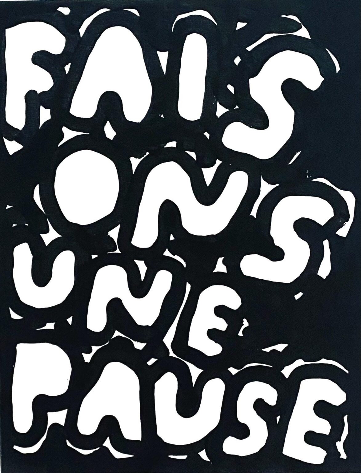 FAISONS UNE PAUSE - Stefan Marx 