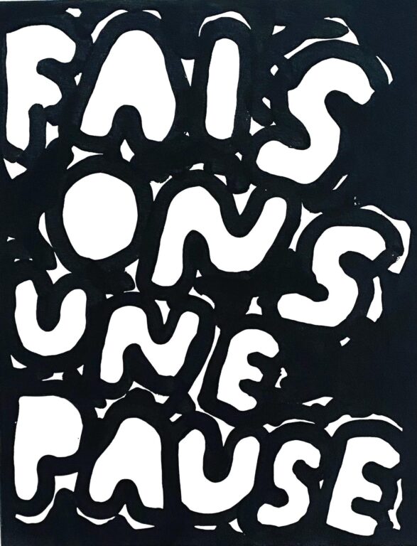 FAISONS UNE PAUSE - Stefan Marx 
