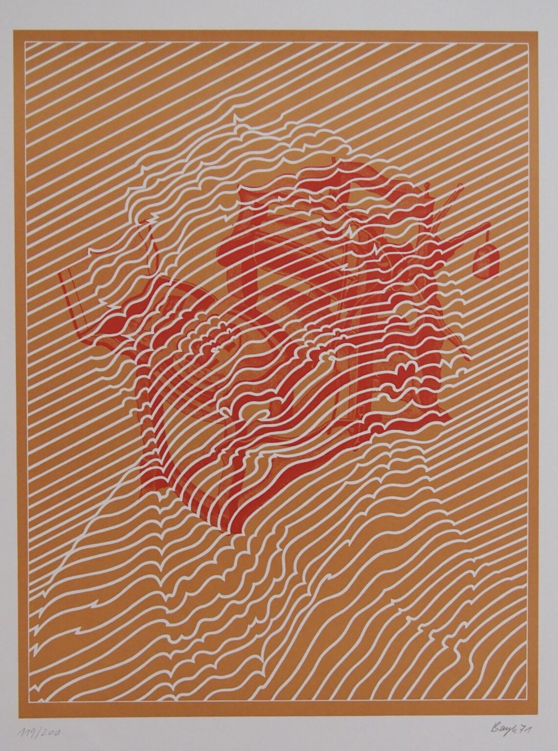 Portrait A. Senefelder - Thomas Bayrle 