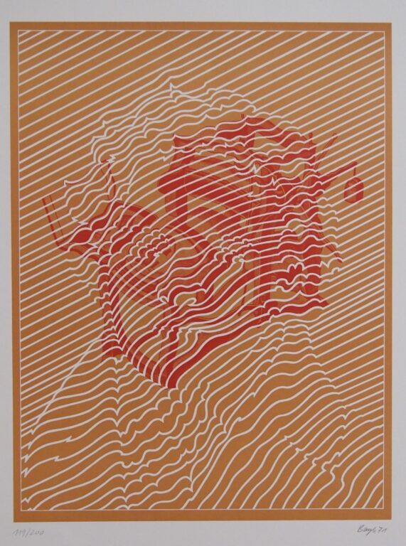 Portrait A. Senefelder - Thomas Bayrle 