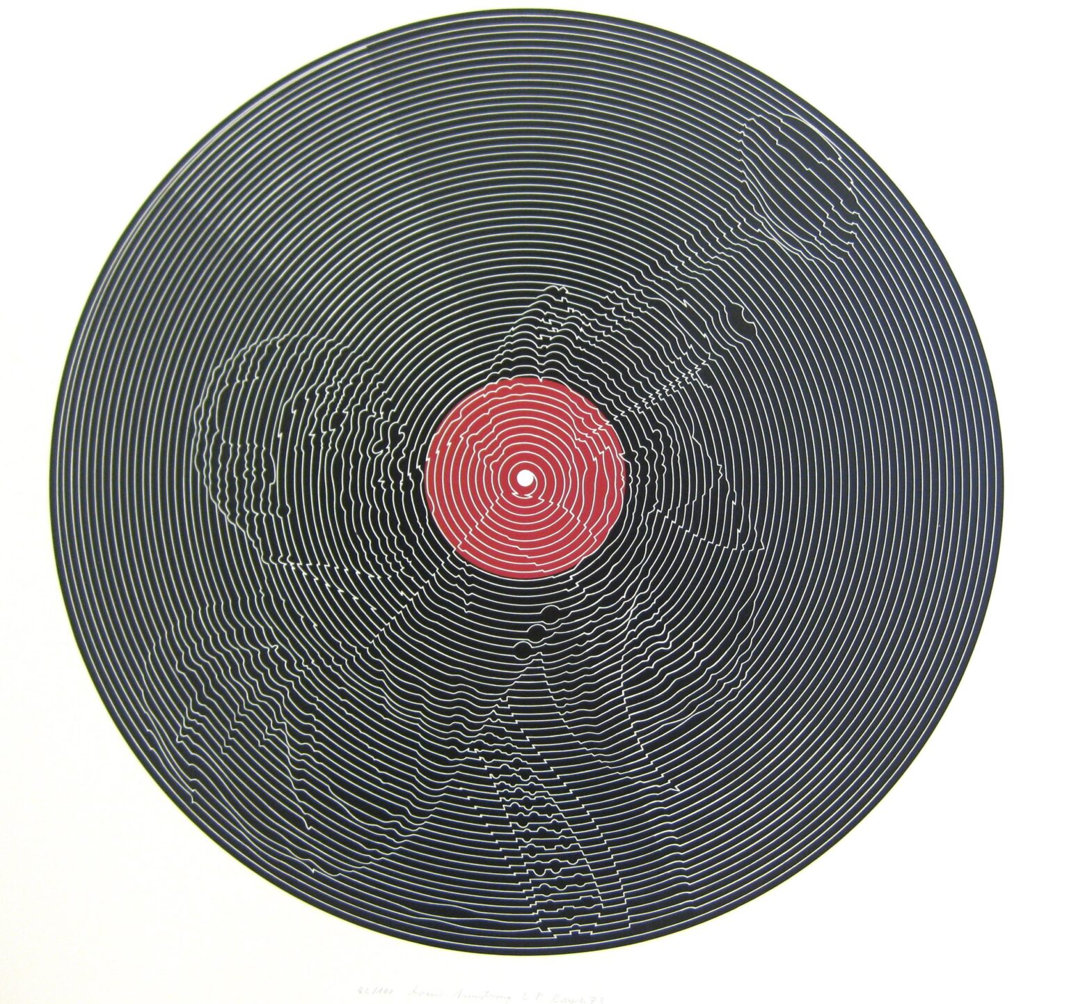 Louis Armstrong LP - Thomas Bayrle 