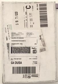 Mailed Painting 164 - Karin Sander 