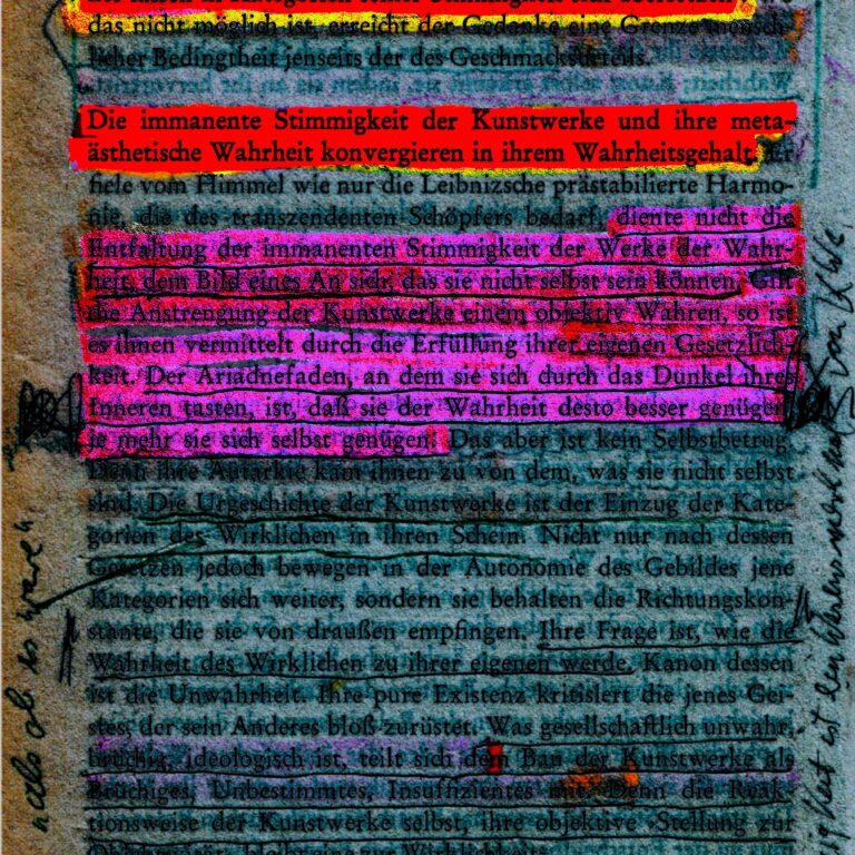 Textbilder Adorno - Manfred Holtfrerich 