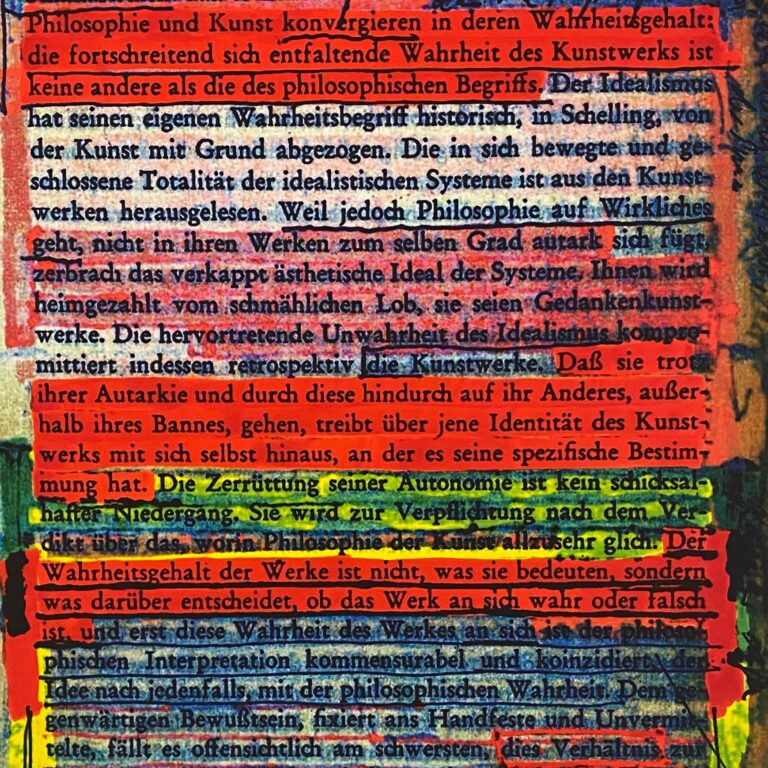 Textbilder Adorno - Manfred Holtfrerich 