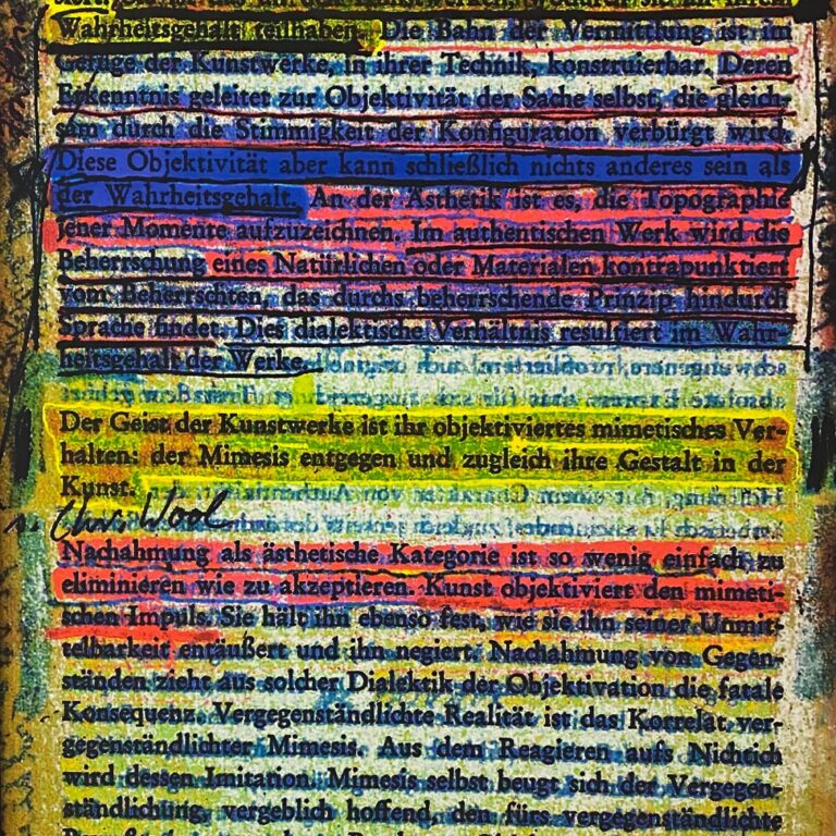 Textbilder Adorno - Manfred Holtfrerich 