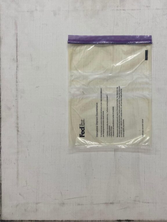 Mailed Painting Nr.133 - Karin Sander 