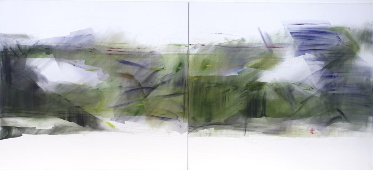 Reisebild Nr. 89 a + b - Brigitte Buck Litscher 