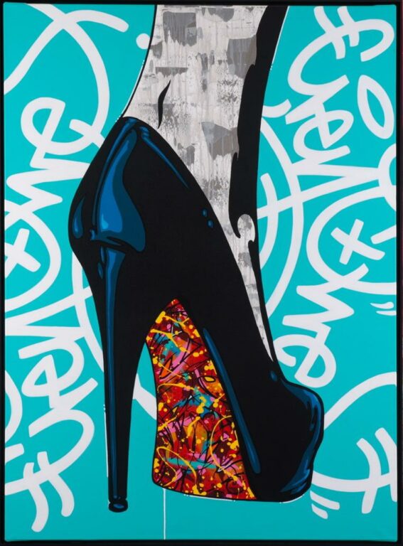 Le tag semelle turquoise - Michel -Cren- Pietsch 