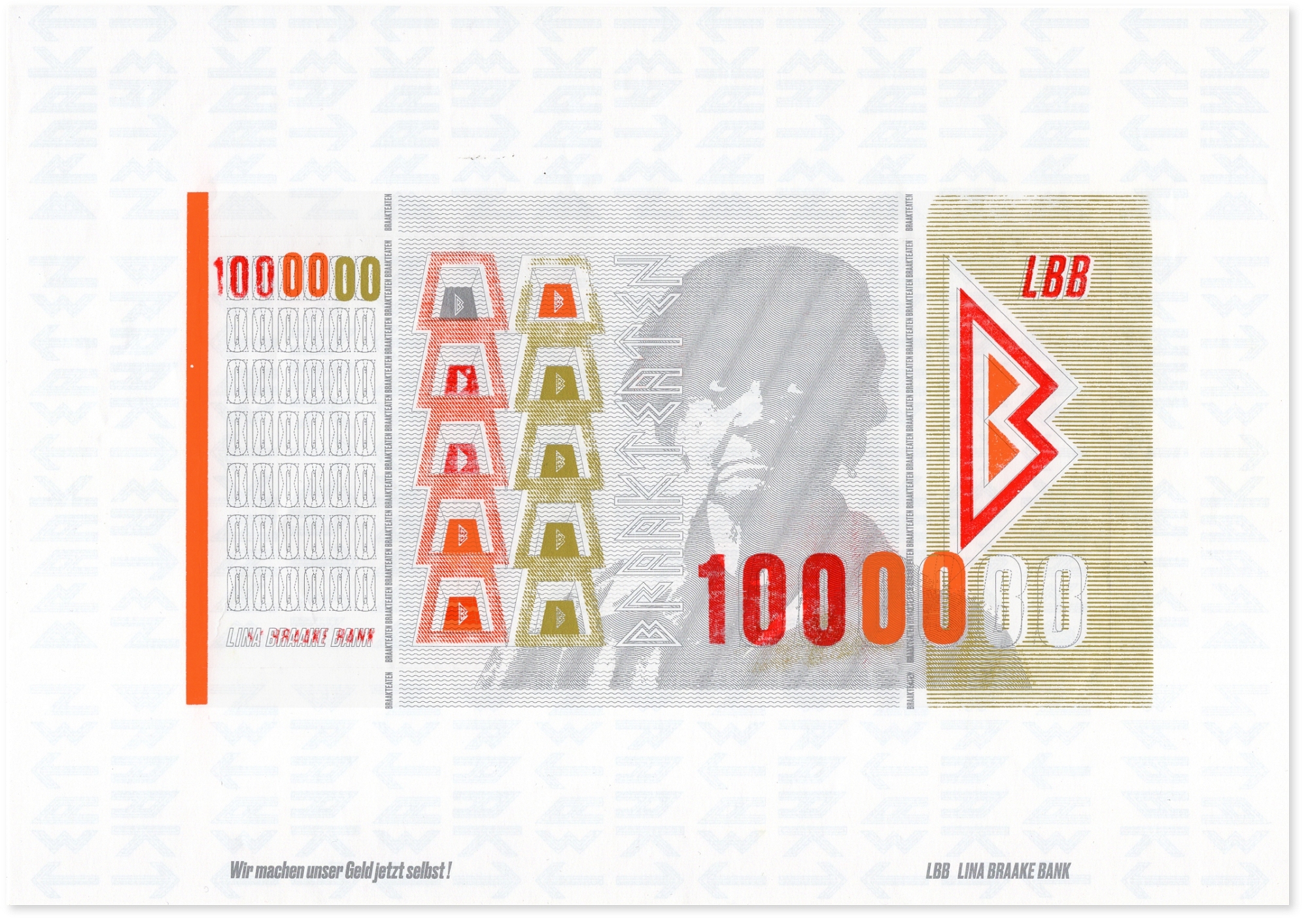 Neu in der Sammlung: „Braakteaten der Lina Braake Bank“ von Sven Kalden 