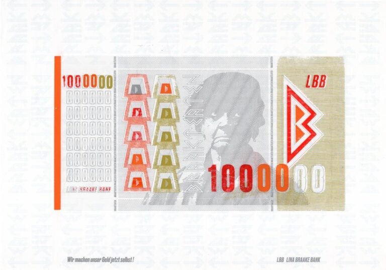1 Million Braakteaten der Lina Braake Bank (LBB) - Sven Kalden 