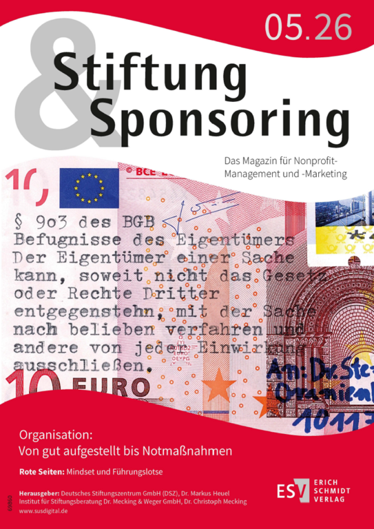 Stiftung&Sponsoring – Teil 61 