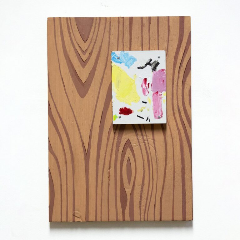 Palette sur bois - Lucien Lyon 