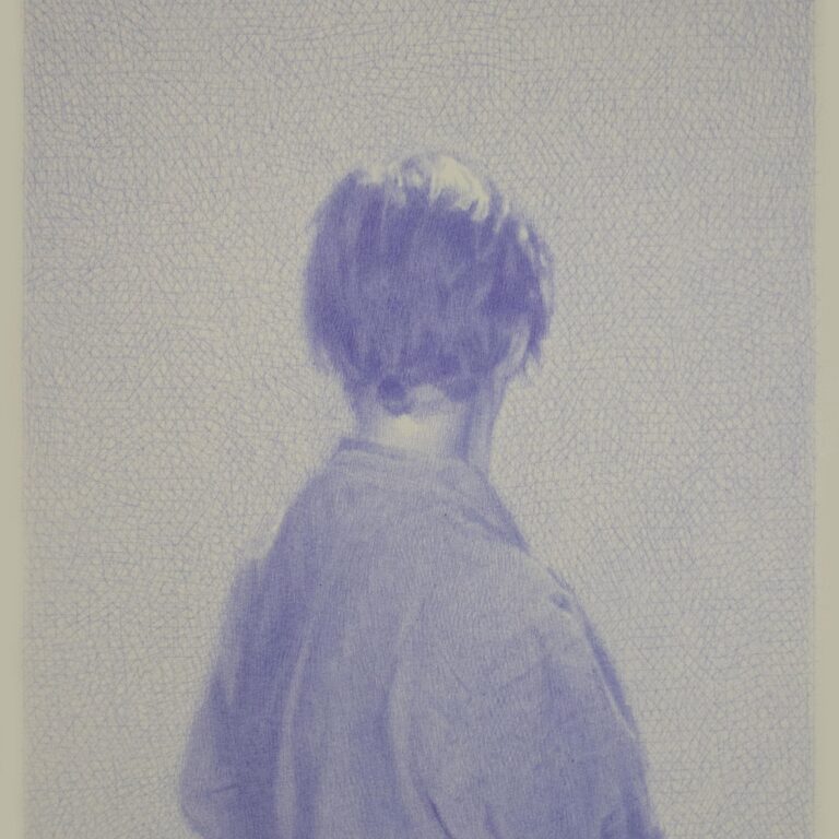 Portrait of Lie, Blue Rave - Robin Wen 