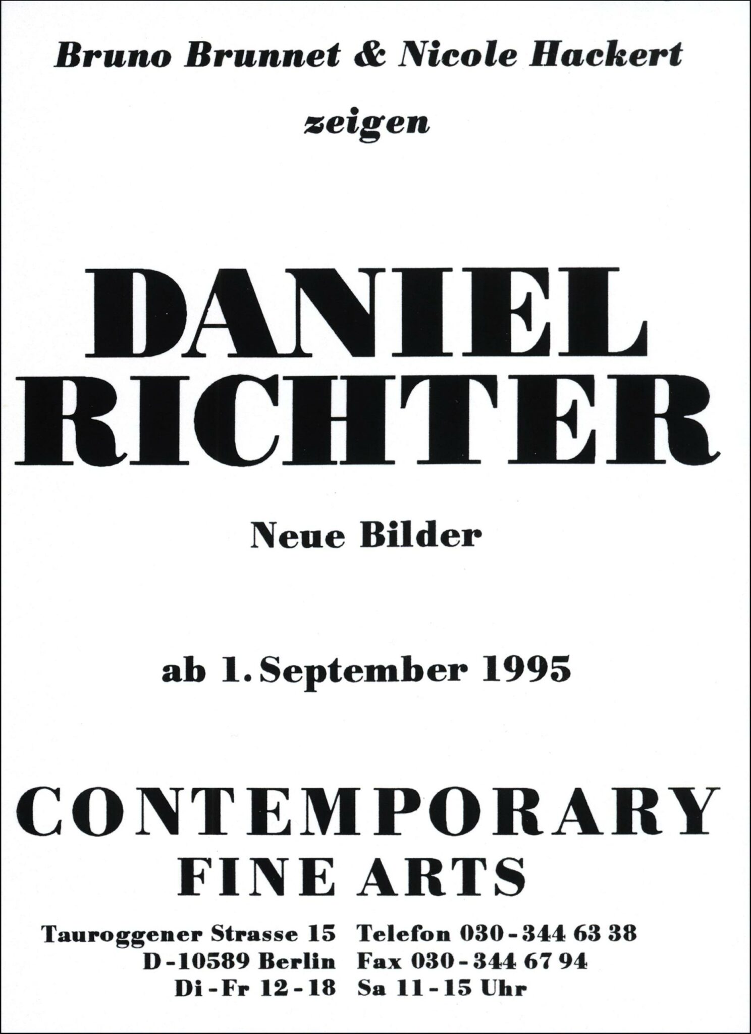 &ldquo;DANIEL RICHTER: Neue Bilder&rdquo; - Daniel Richter 