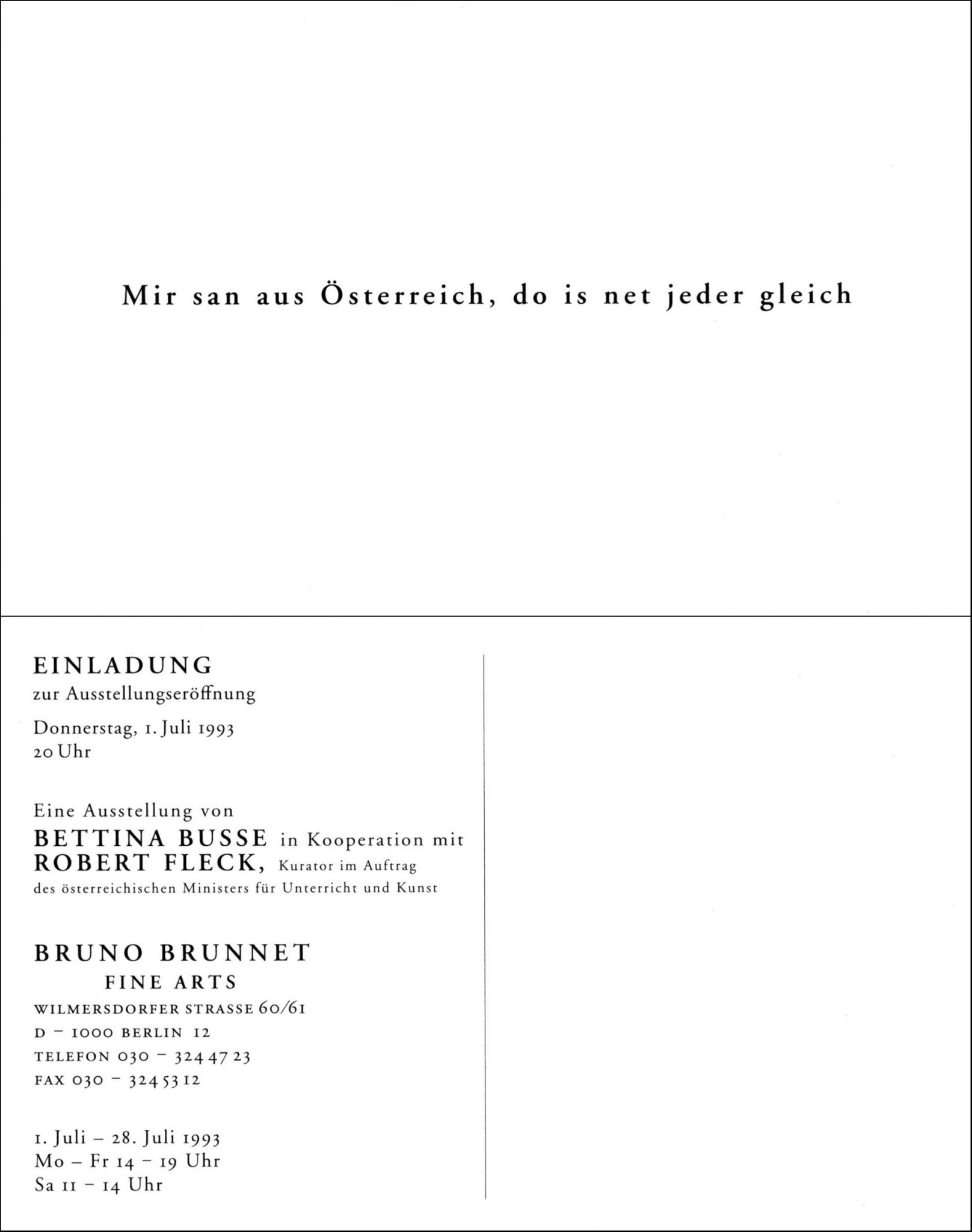 Bettina Busse in Kooperation mit Robert Fleck 