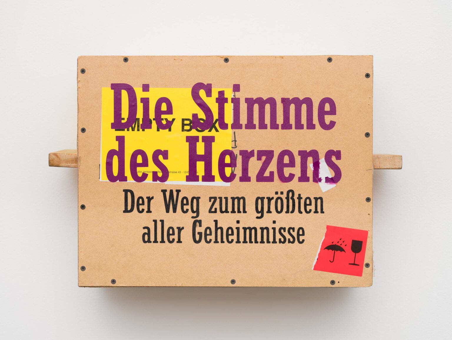 “Die Stimme des Herzens” - Christian Jankowski 