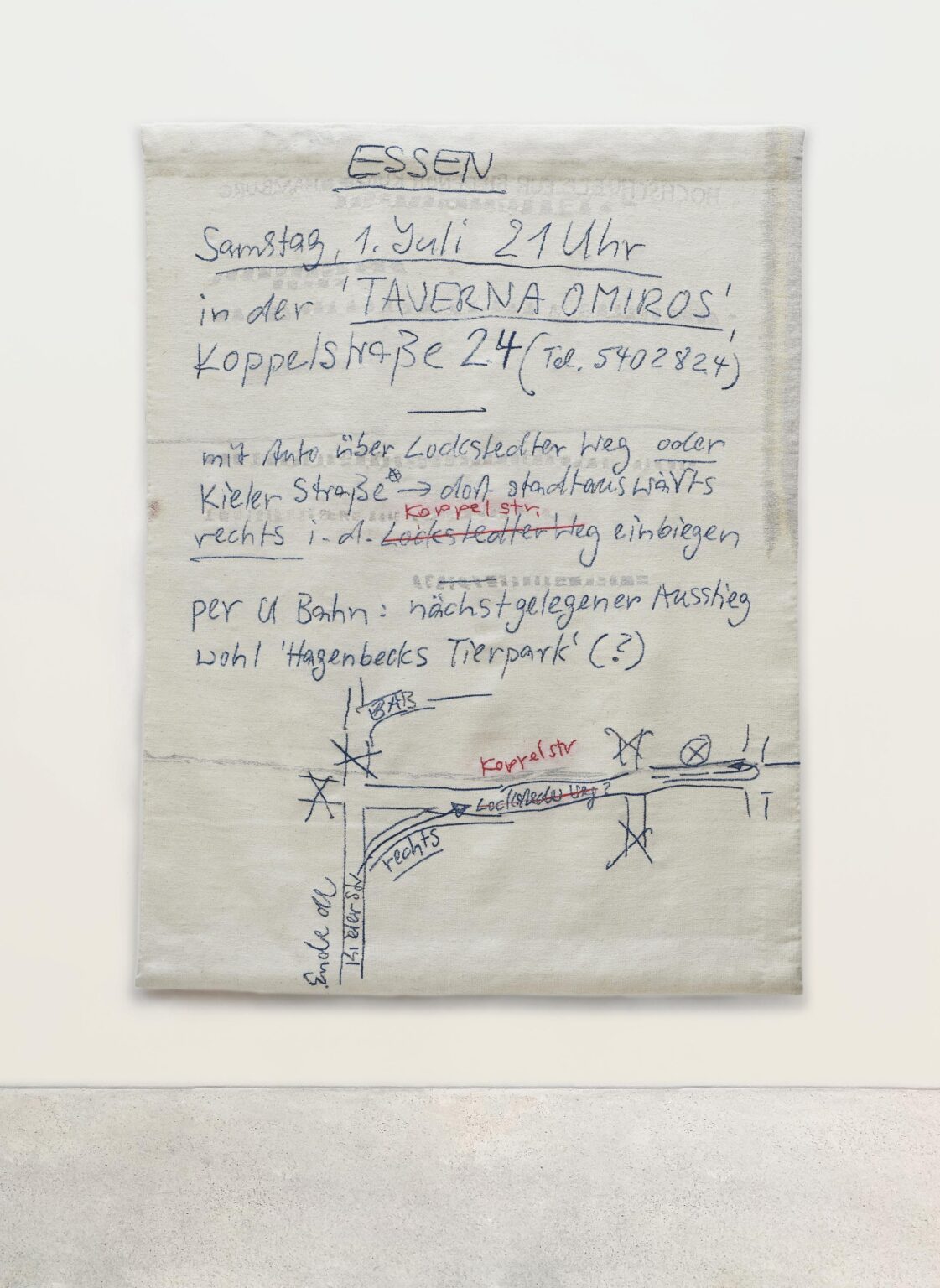 &ldquo;K&uuml;nstlerpfad (Artist Path) 6 &ndash; Taverna Omiros&rdquo; - Christian Jankowski 