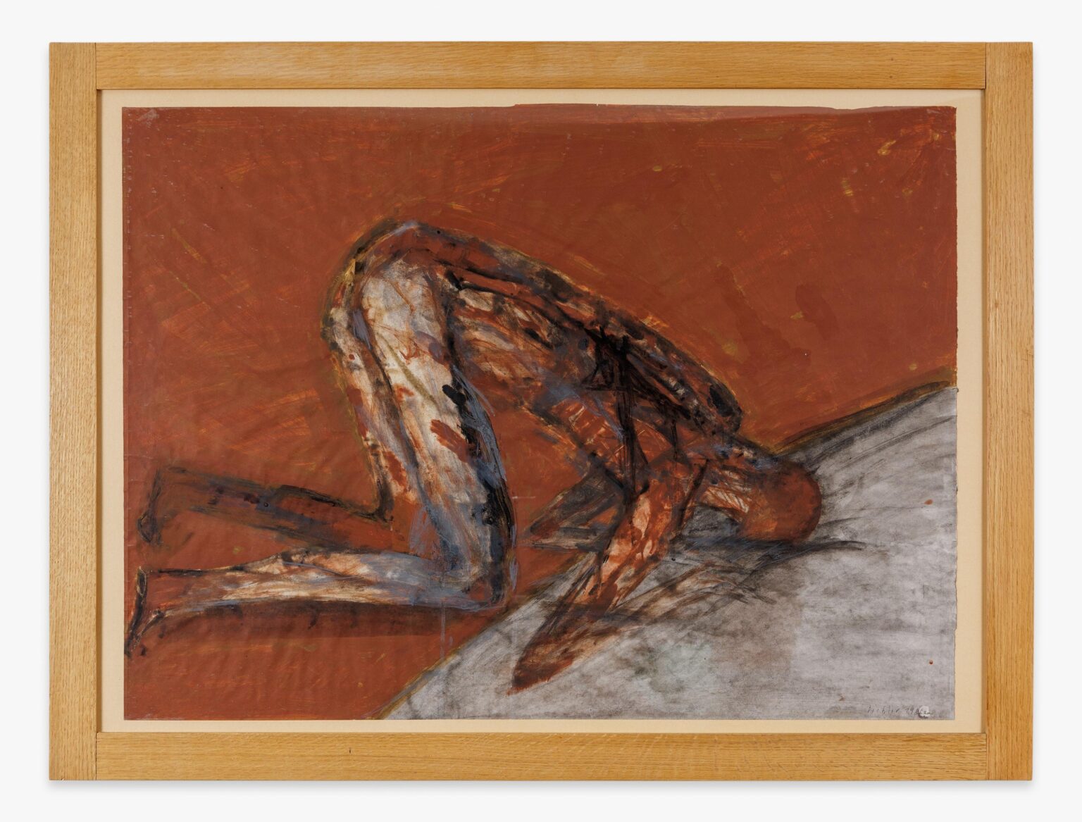 ohne Titel / untitled (Trinkender) - Walter Pichler 