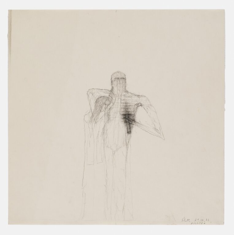 “St. M. 29.10.1976” - Walter Pichler 