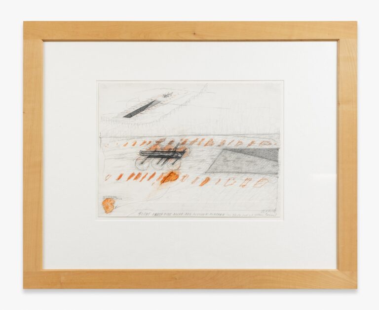 “Fahrt durch eine Allee aus rostigen Blechen (Die Bleche und ich gehen heim)” - Walter Pichler 