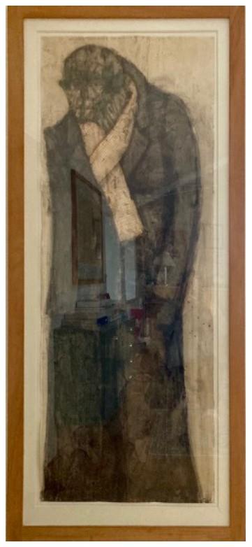 &ldquo;Der Ewig Beleidigte, gr&uuml;n und blau im Gesicht 1.1.1983&rdquo; - Walter Pichler 