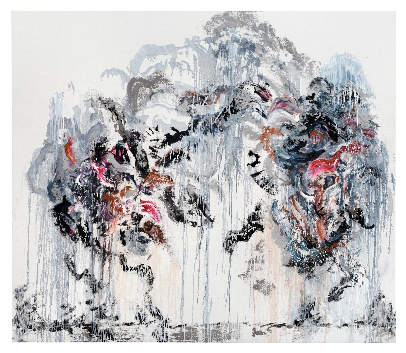 &ldquo;Wall of water XXIX (lovers)&rdquo; - Maggi Hambling 