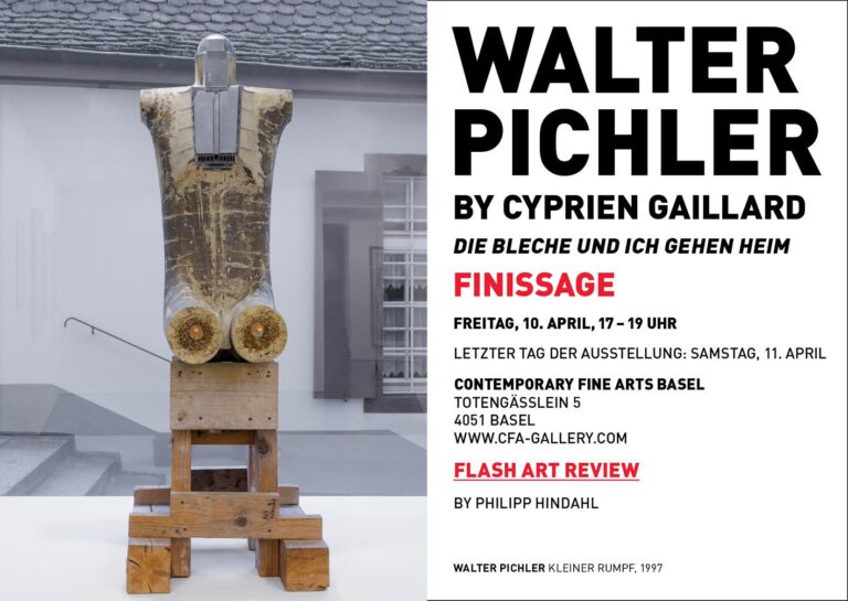 Die Bleche und ich gehen heim - Walter Pichler 