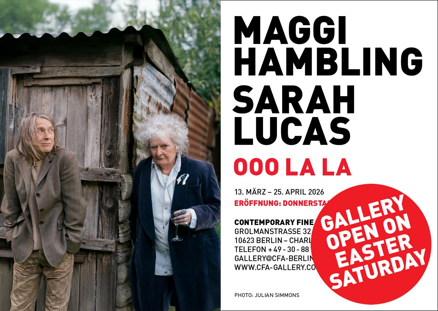 OOO LA LA - Maggi Hambling, Sarah Lucas 