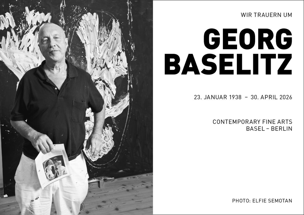 WIR TRAUERN UM GEORG BASELITZ 