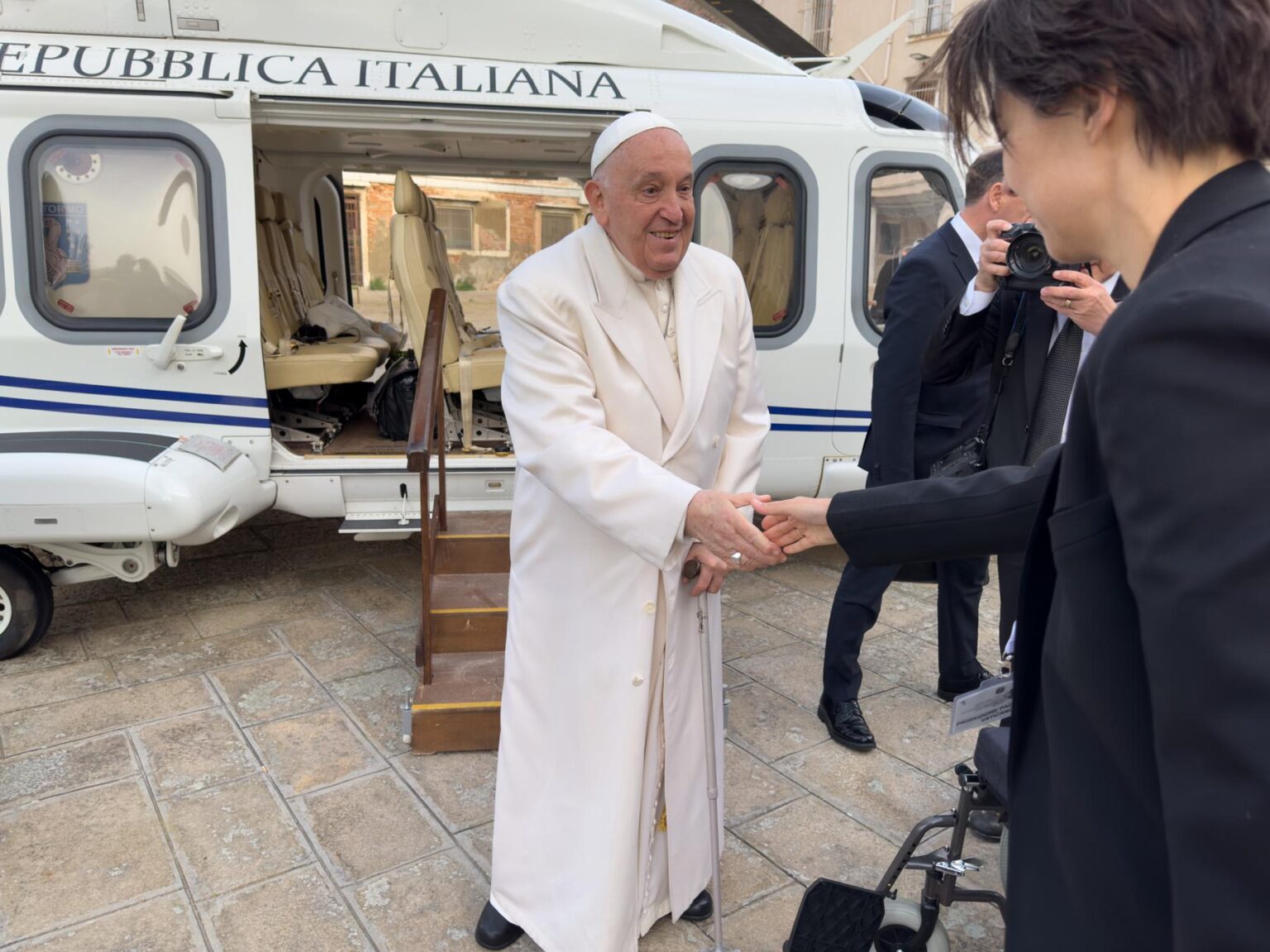 &ldquo;Pope Francis in Venice No.3, Giudecca Women&rsquo;s Prison&rdquo; - Juergen Teller 