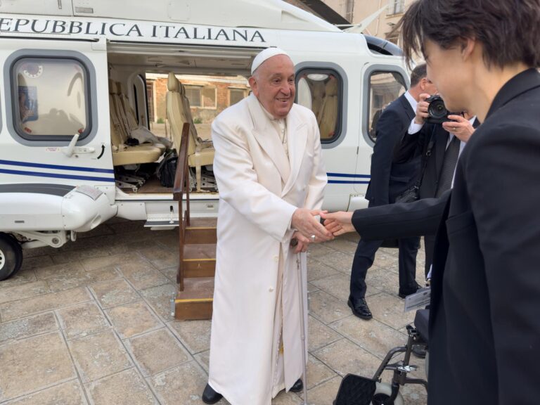 “Pope Francis in Venice No.3, Giudecca Women’s Prison” - Juergen Teller 