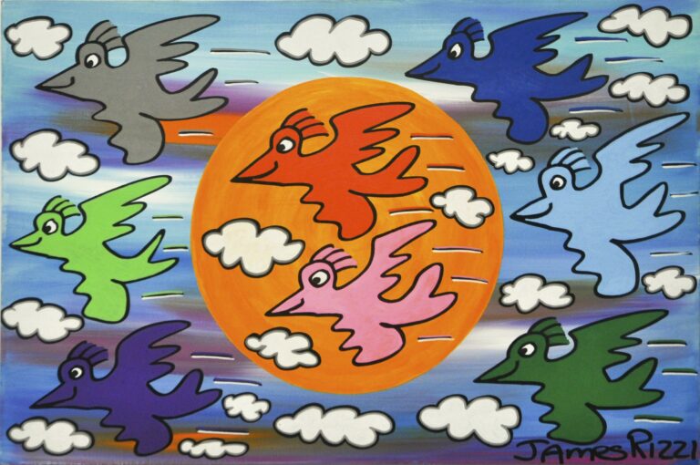 Birds Love The Sun - James Rizzi 