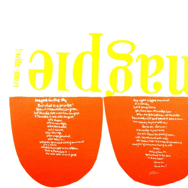 magpie in the sky #1 - Corita Kent 