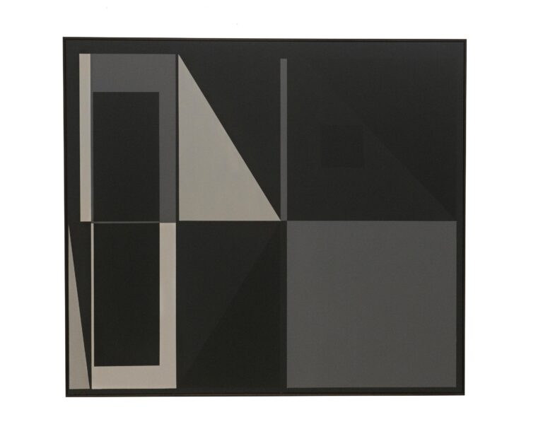 Grey Composition on Black Ground N.03 - Carsten Beck Nielsen 