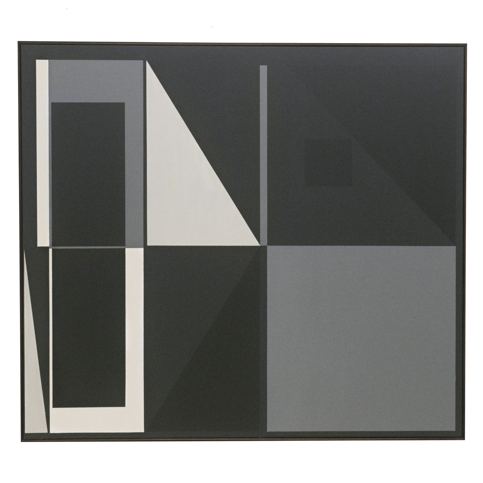 Grey Composition on Black Ground N.03 - Carsten Beck Nielsen 