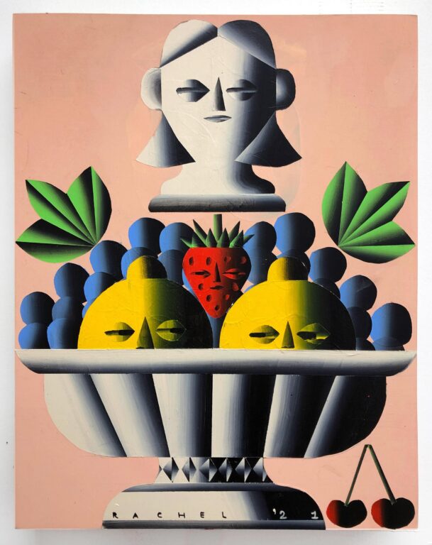 Lemon Bowl and Marble Bust - Rachel Hayden 