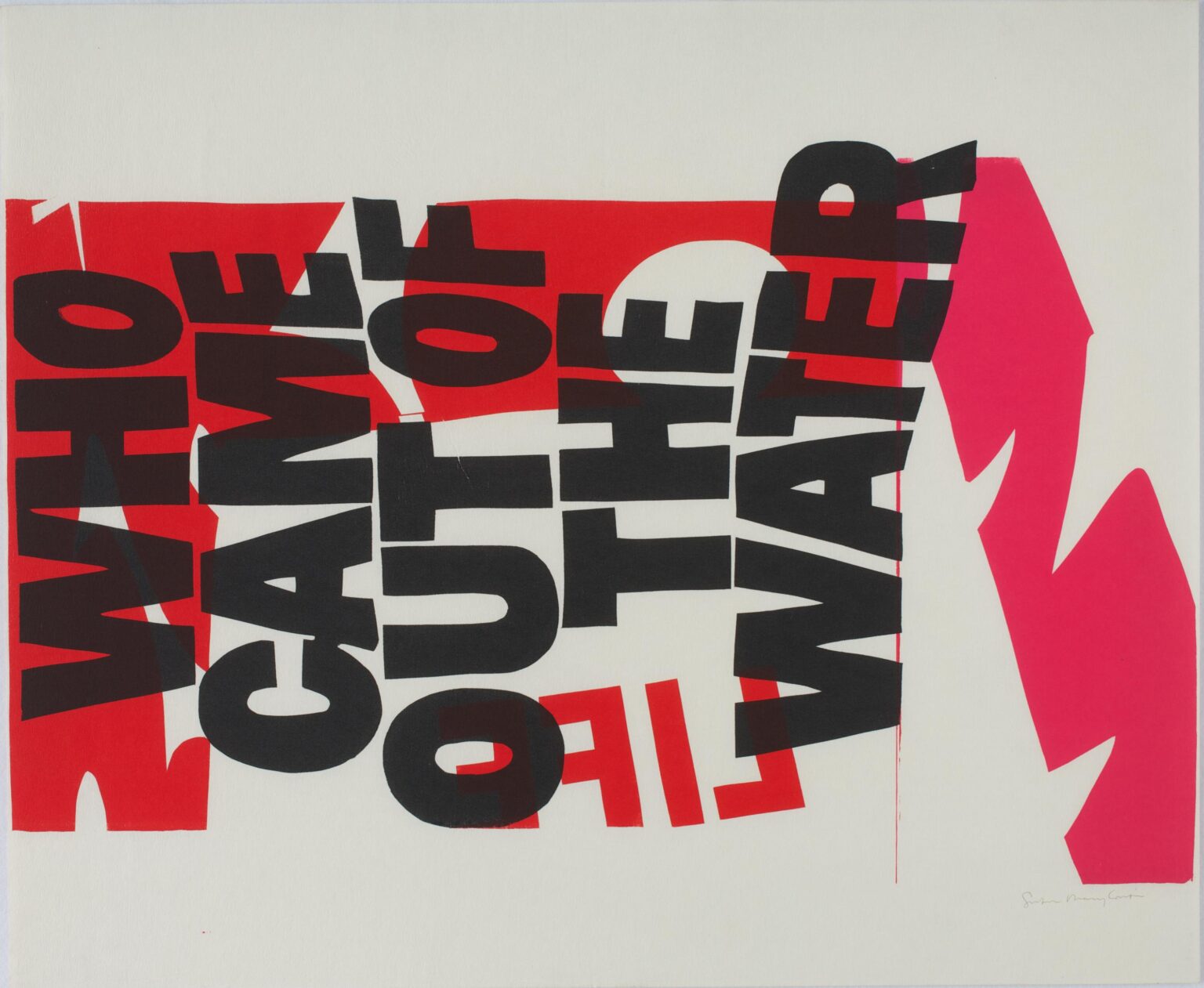 who came out of the water - Corita Kent 