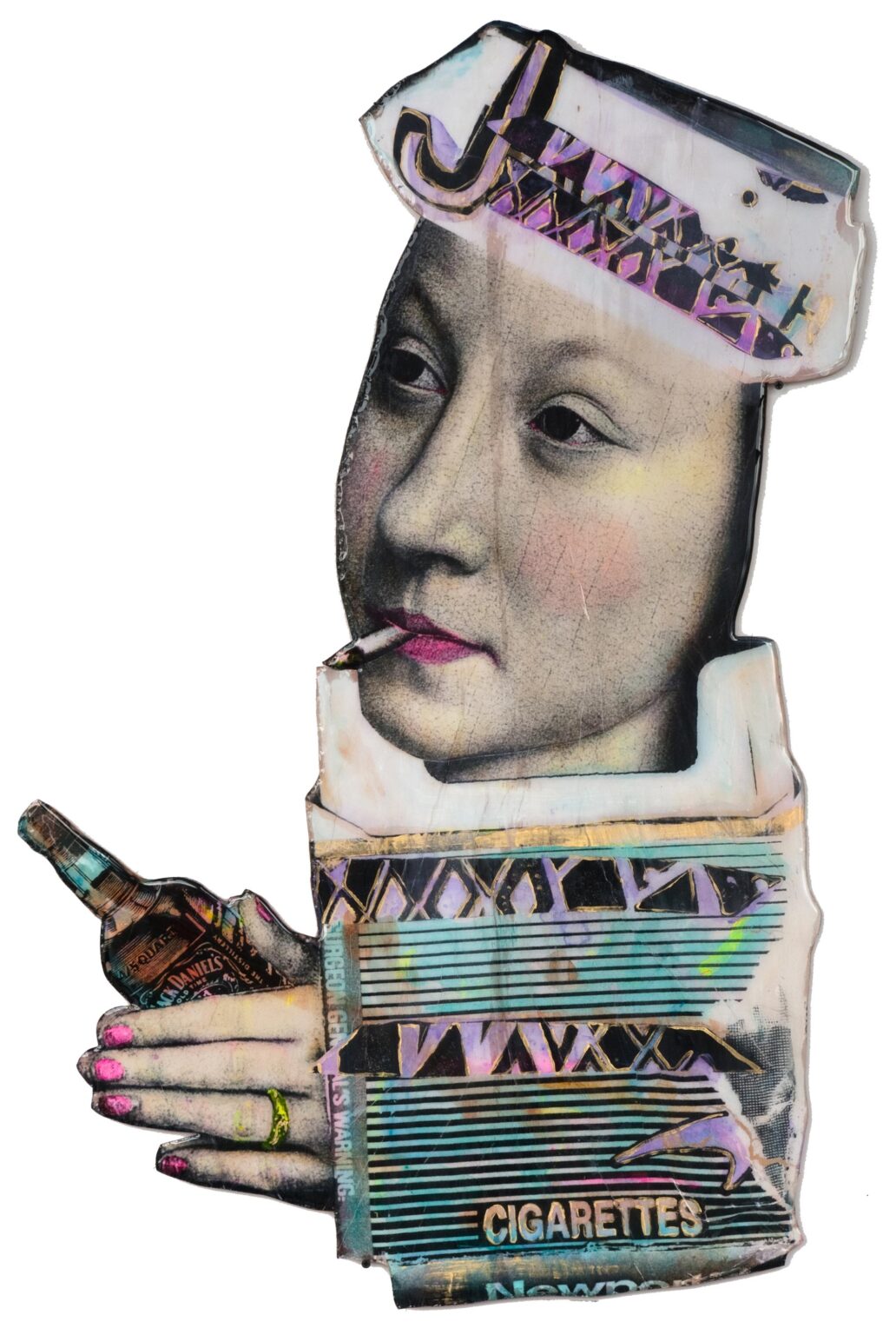 Pink Cross - Judith Supine 