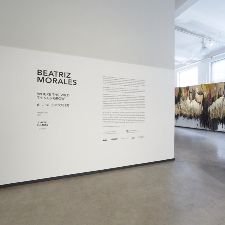 THE GALLERY’S GUIDING HAND "Where The Wild Things Grow" a solo exhibition by Beatriz Morales facilitated through Circle Culture at Barlach Halle K