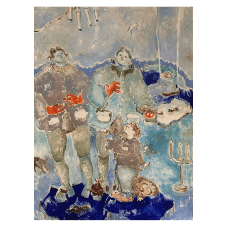 Blaue Socken - Nadine Lohof 