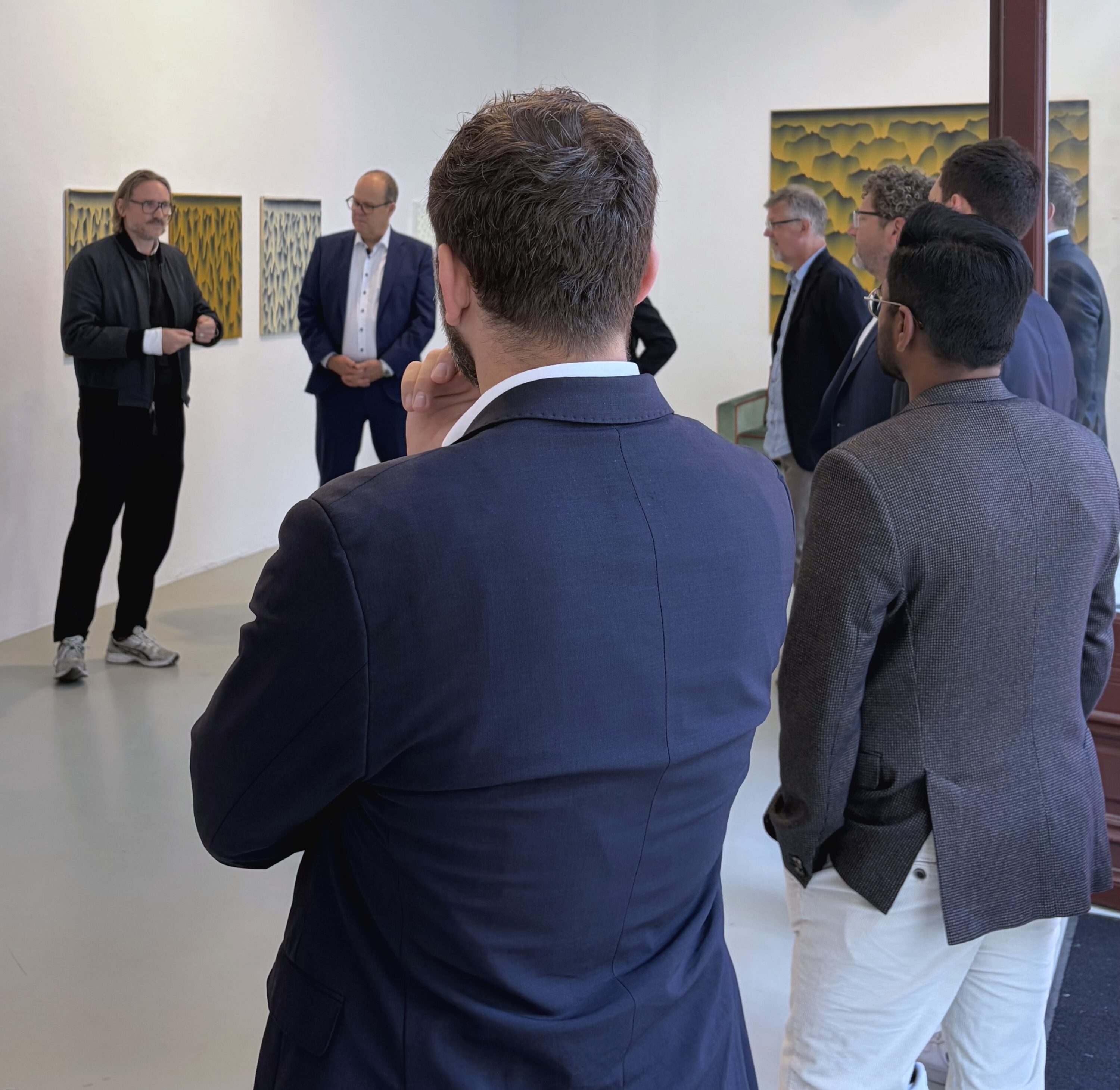 The interplay of art and business in one room