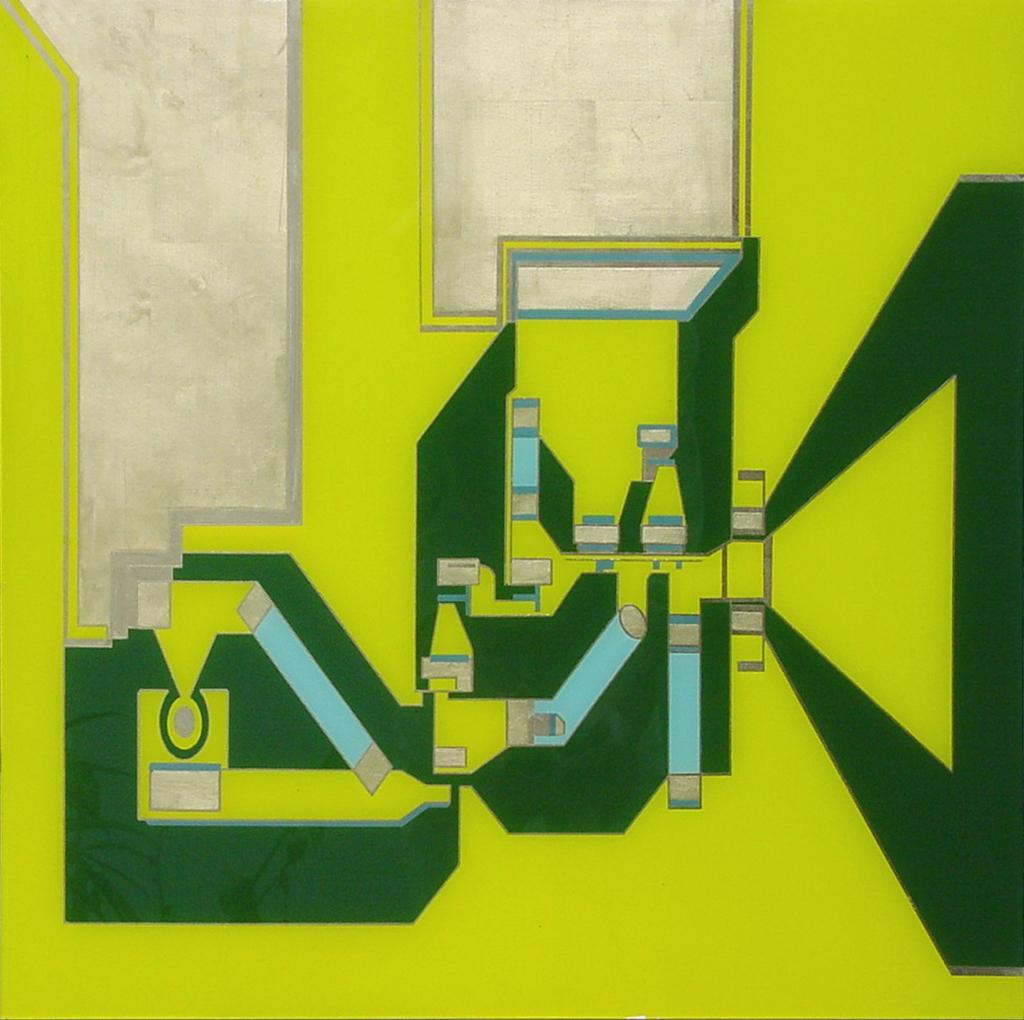 Hyperchip - Emil Schult Emil Schult, Reverse glas painting.