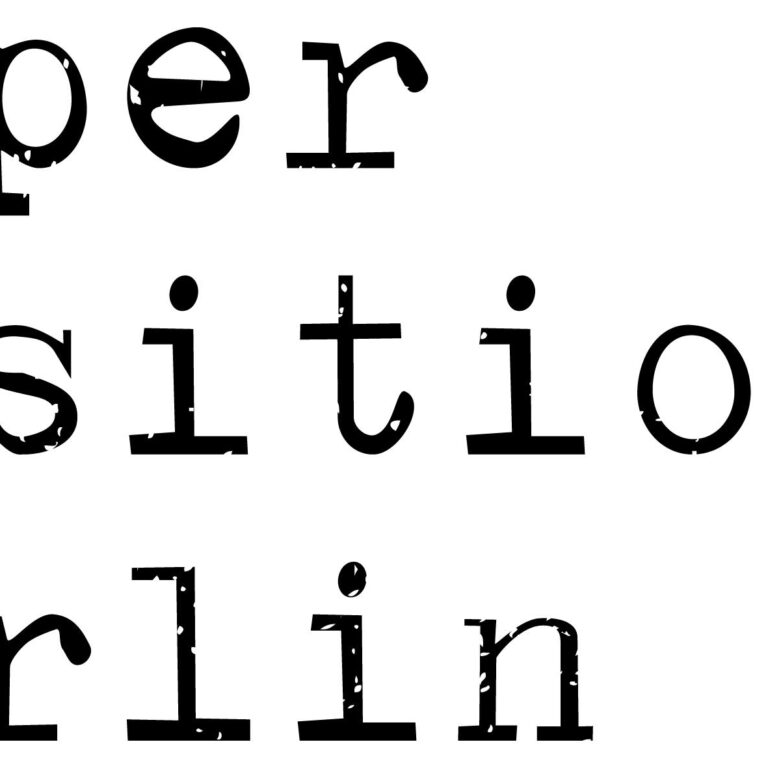 paper positions Berlin - Emil Schult, Klaus Weber, Sergii Chaika, Tom Biber 
