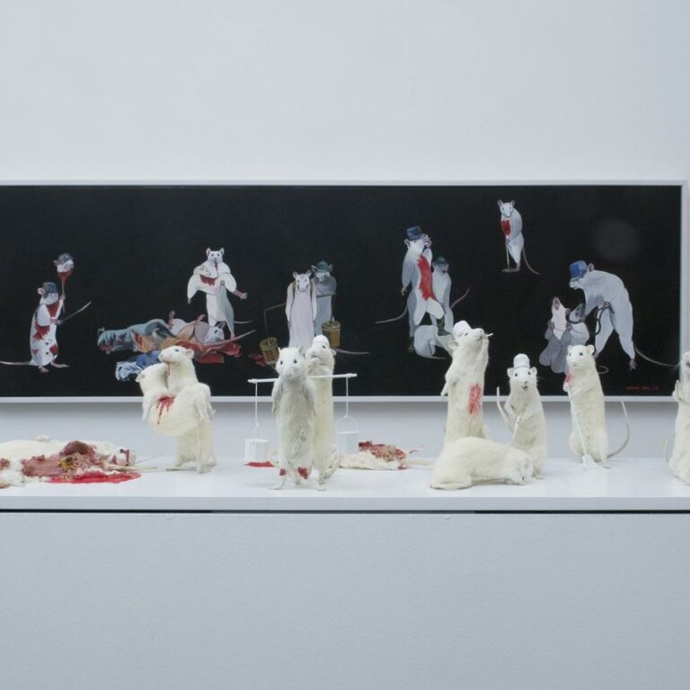 IMPERMANENCE mit Werken von Tony Conway, Rainer Fetting, Jay Mark Johnson, Karl Kunz, Lies Maculan, Deborah Sengl und Yukiko Terada 