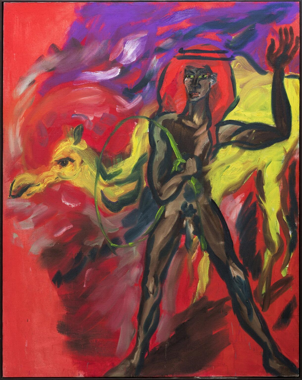 Arab und Kamel II - Rainer Fetting 