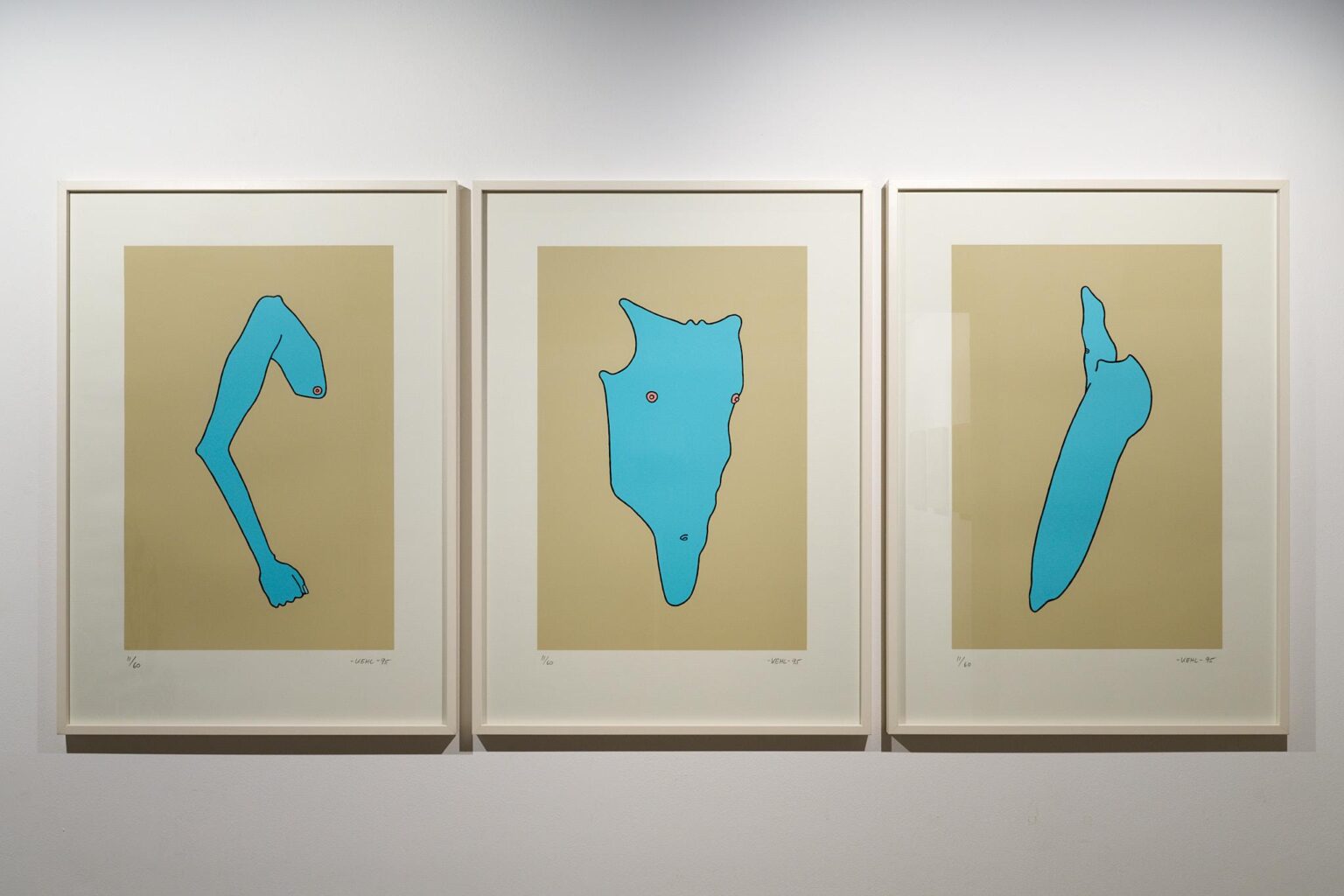 „Blaue Serie“: Human Figure - Gerhard Kehl 