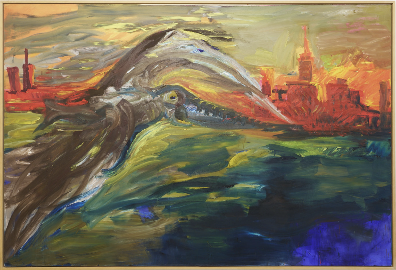 Big City Pelican - Rainer Fetting 